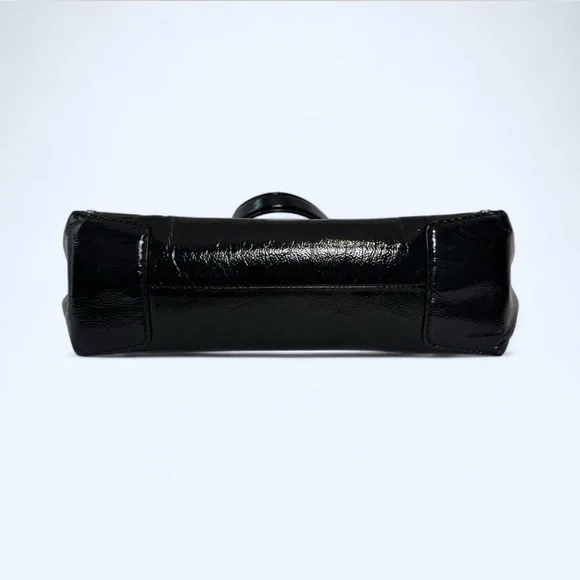 Michael Kors Shiny Black Shoulder Bag - Picture 5 of 8